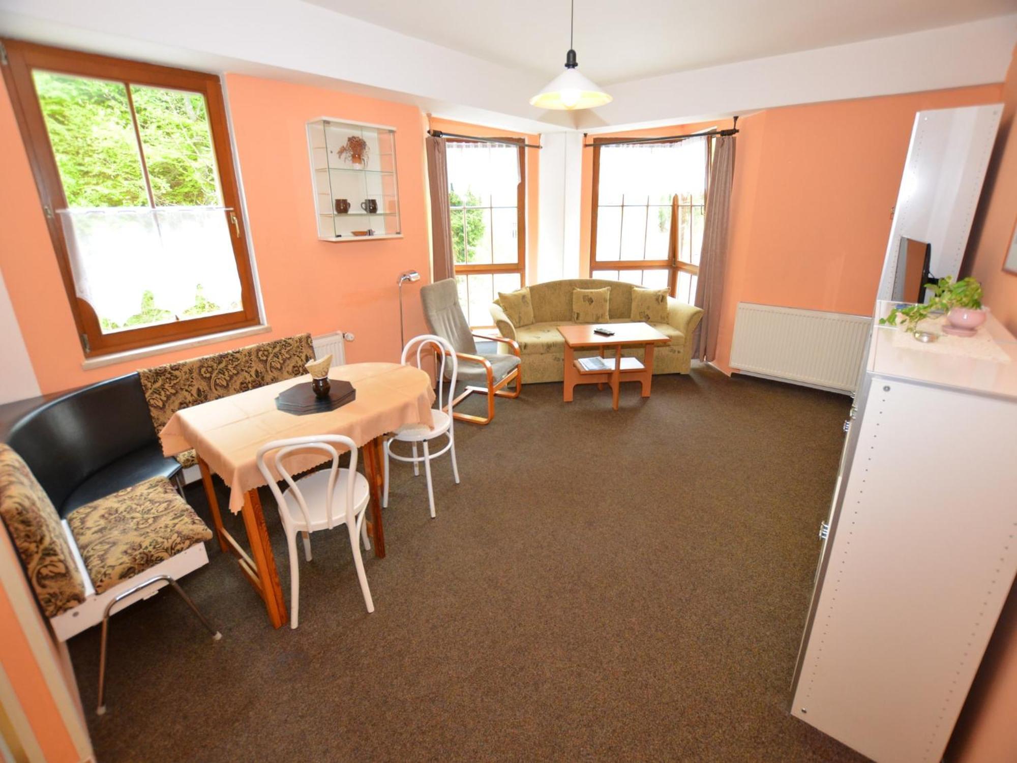 Snug Apartment In Jachymov Near Ski Area Екстер'єр фото